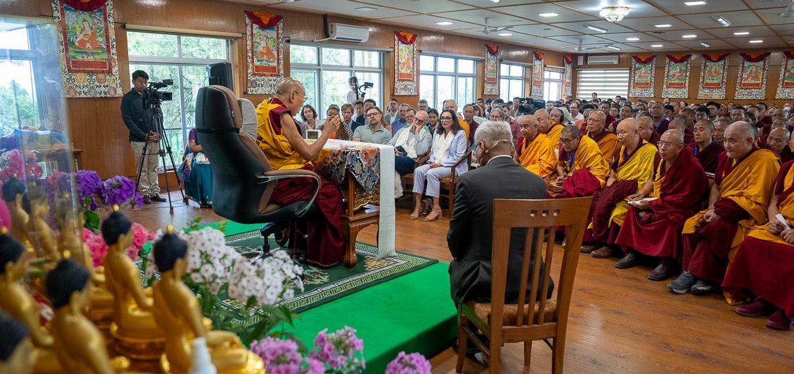 Photos - Meeting with Participants of a Two Day Conference on Contemplative Research