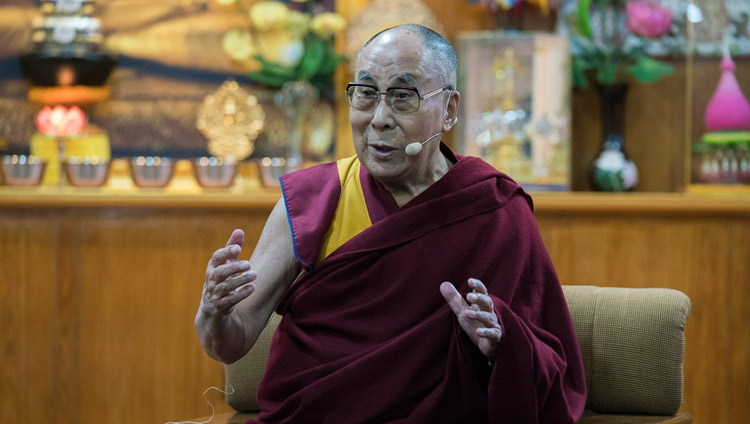 His Holiness the Dalai Lama in Dharamsala, HP, India on November 6, 2017. Photo by Tenzin Choejor