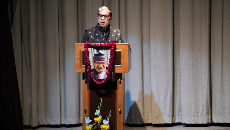 Supreme Court Judge, Justice AK Sikri, speaking at the 1st Yuvraj Krishan Memorial Lecture at Siri Fort Auditorium in New Delhi, India on December 8, 2018. Photo by Lobsang Tsering