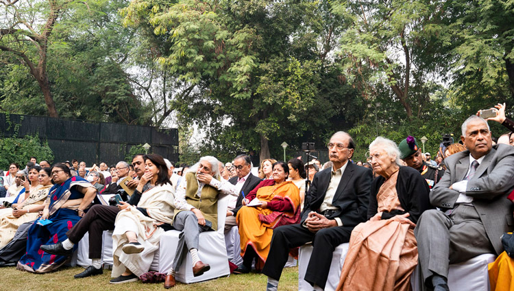 Some of the 250 people attending the 24th Sarvepalli Radhakrishnan Memorial Lecture at the Fountain Lawn of the Indian International Centre in New Delhi, India on November 21, 2019. Photo by Tenzin Choejor Some of the 250 people attending the 24th Sarvepalli Radhakrishnan Memorial Lecture at the Fountain Lawn of the Indian International Centre in New Delhi, India on November 21, 2019. Photo by Tenzin Choejor