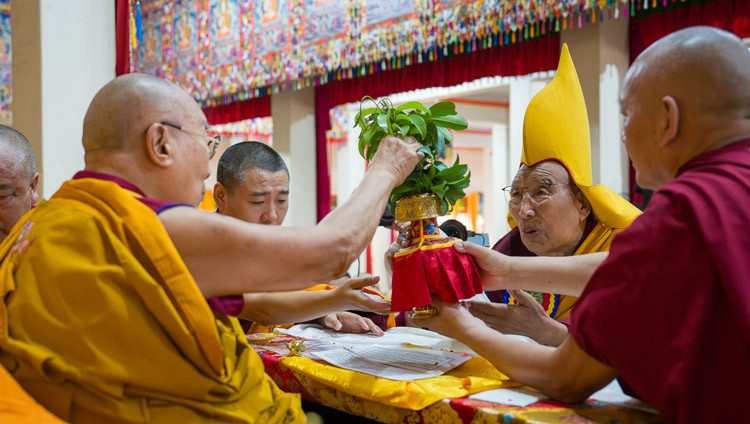 Prayers for the Long Life of His Holiness the Dalai Lama at Ganden Monastery