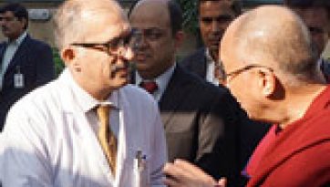 His Holiness the Dalai Lama Begins his Winter Sojourn in Delhi