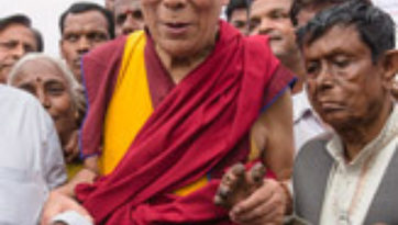 Dalai Lama Pledges Support to Leprosy Centers in Capital and Visits Lady Shri Ram College