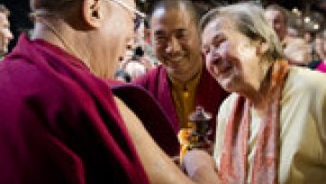 His Holiness the Dalai Lama Expresses his Sadness at the Passing Away of Ama Wäger