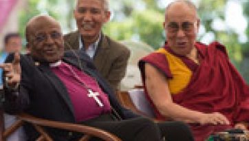 His Holiness the Dalai Lama & Archbishop Tutu at TCV