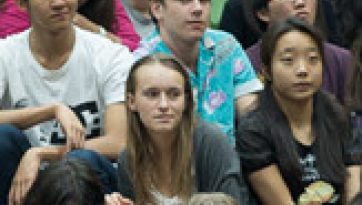 His Holiness the Dalai Lama Speaks at the American Embassy School