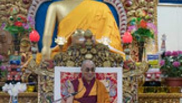 The Second Day of His Holiness the Dalai Lama’s Teaching the ‘Tree of Faith - a Self-Exhortation’ to Young Tibetan Students