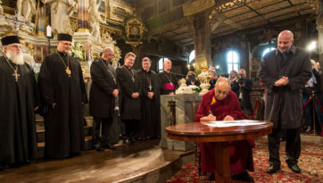 Observing the International Day of Peace at the Church of Peace, Swidnica