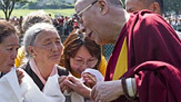 His Holiness Emphasizes Importance of Inner Peace at Public Talk Near US Capitol