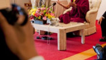His Holiness the Dalai Lama visits Okinawa