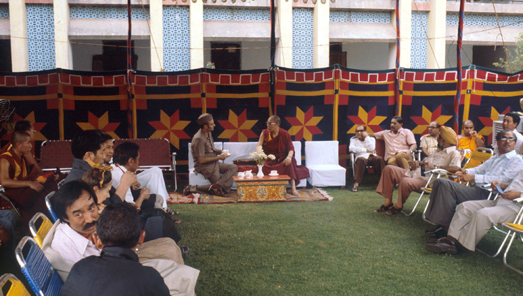 His Holiness the Dalai Lama in Delhi, India in June of 1979.