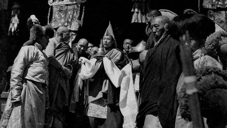His Holiness the Dalai Lama in Dromo, Tibet in 1951.