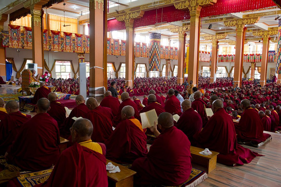 Day4 1 Ganden Jhangtse Debate Examination Yesterday