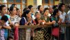 Prayers at the Main Tibetan Temple