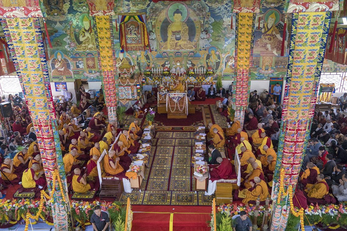 Empowerment at Sera Jey Monastery | The 14th Dalai Lama