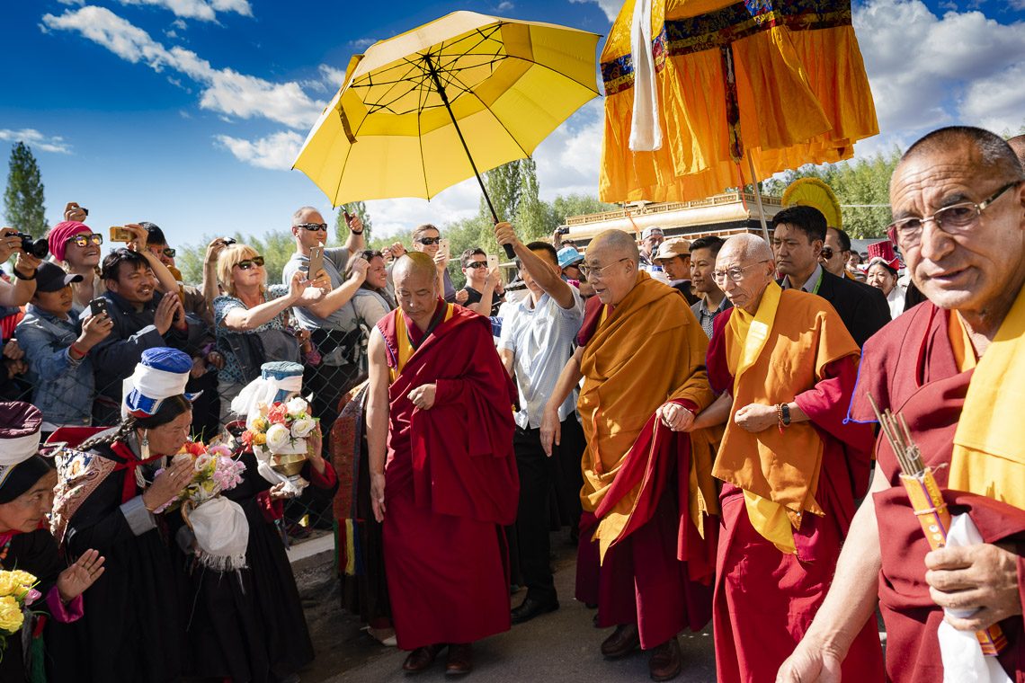 dalai lama visit to leh