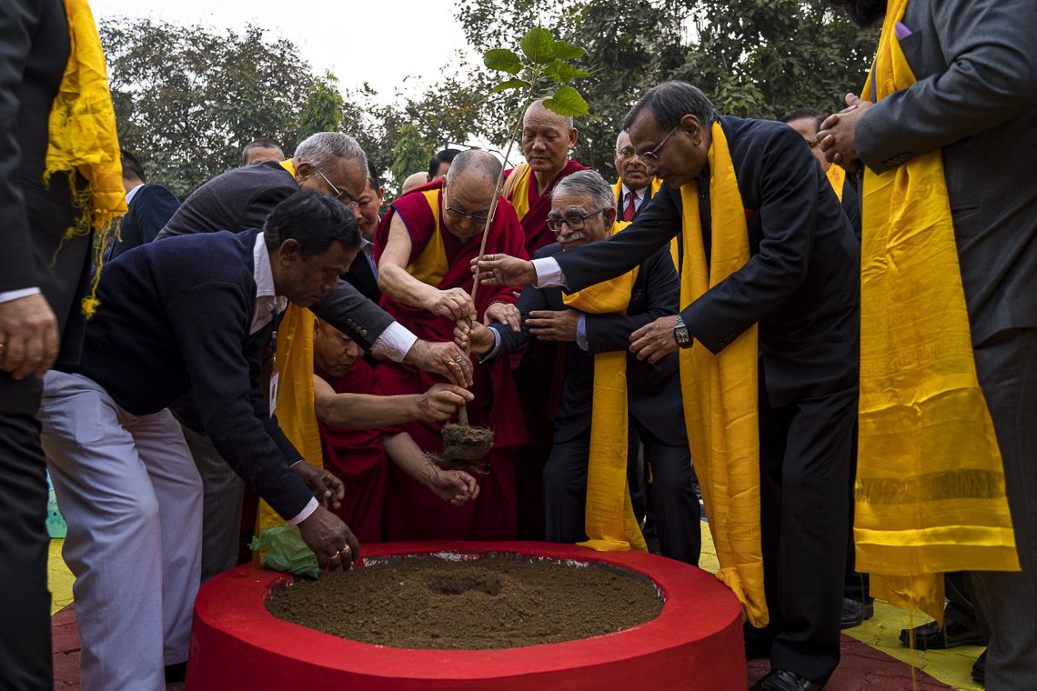 Dalai Lama planting of Patna High court