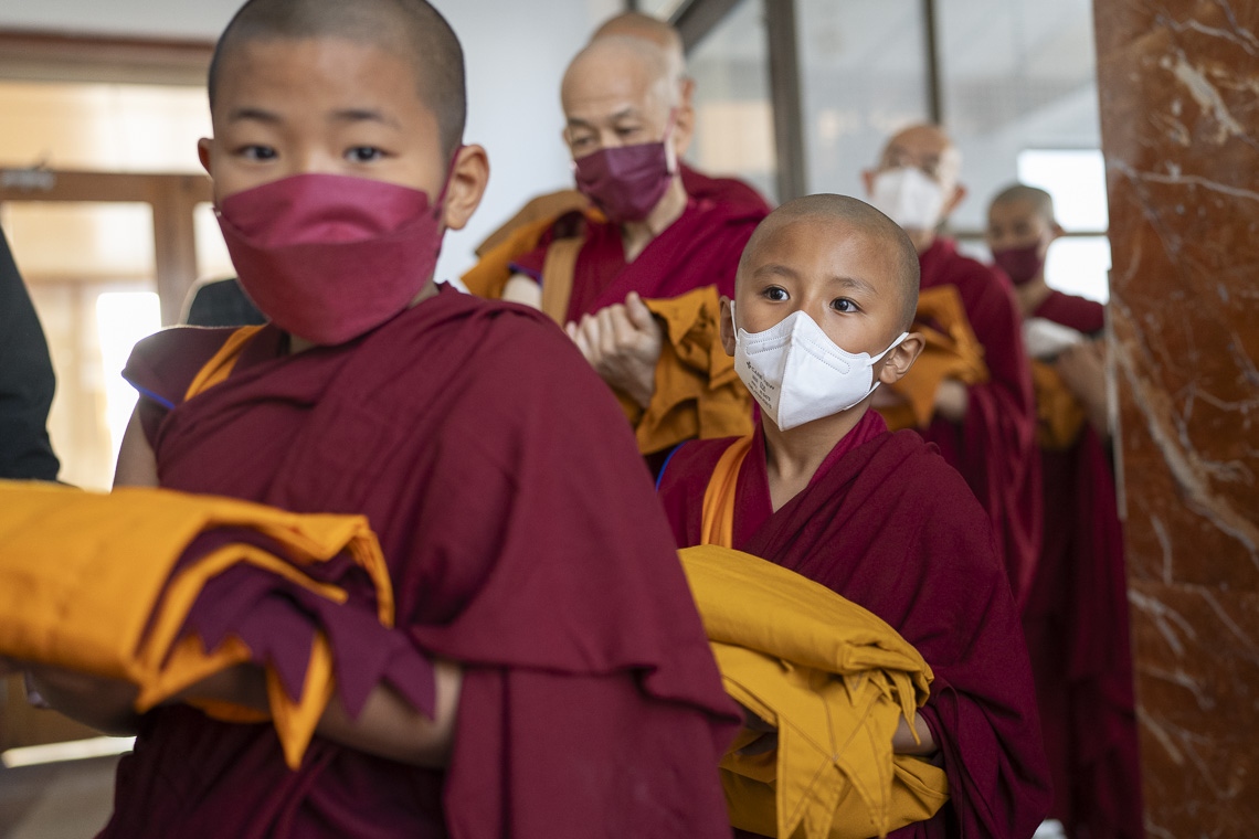 Ordination in Bodhgaya The 14th Dalai Lama