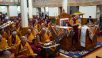 His Holiness Attends Bhum Tsok Prayer Session in Dharamsala